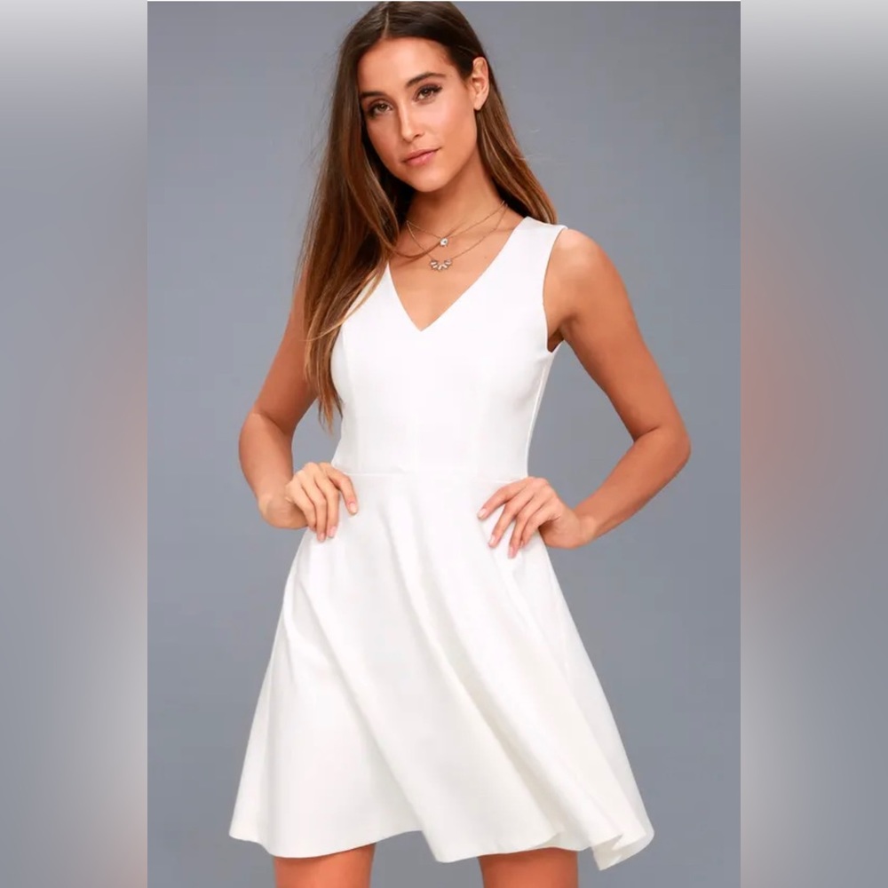 White dress